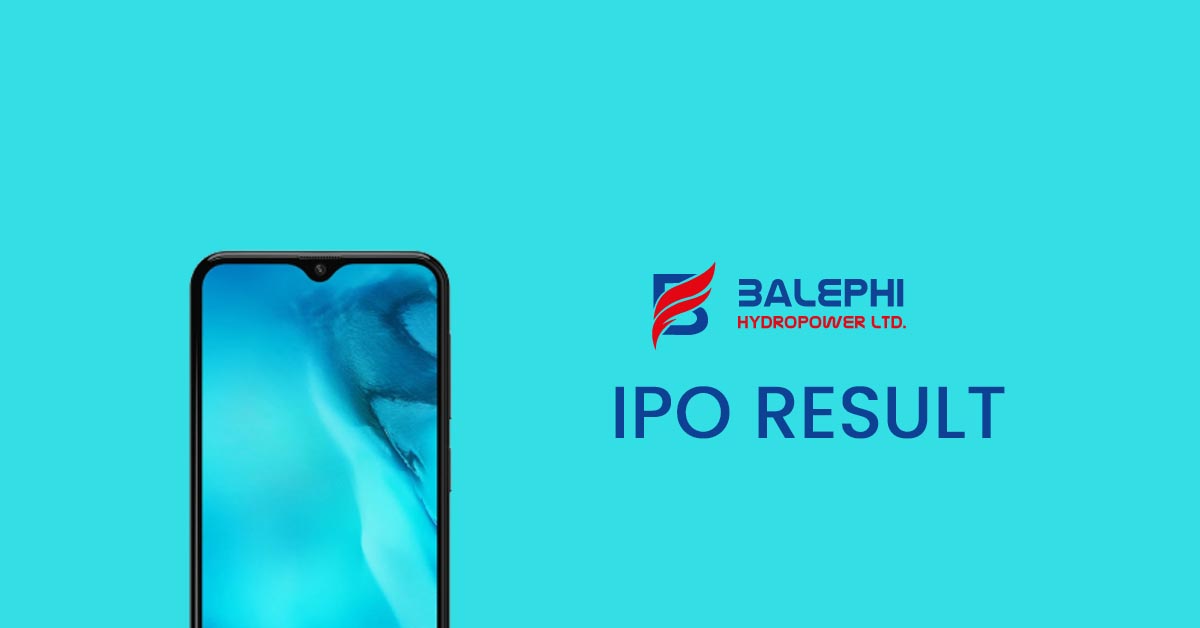 Check Balephi Hydropower IPO Result On Mobile